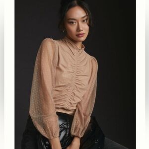 Anthropologie En Elly Ruched Blouse